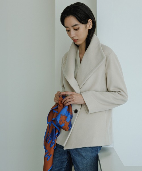 プレミアムカシミヤ ショートコート【25AW】（ステンカラー
