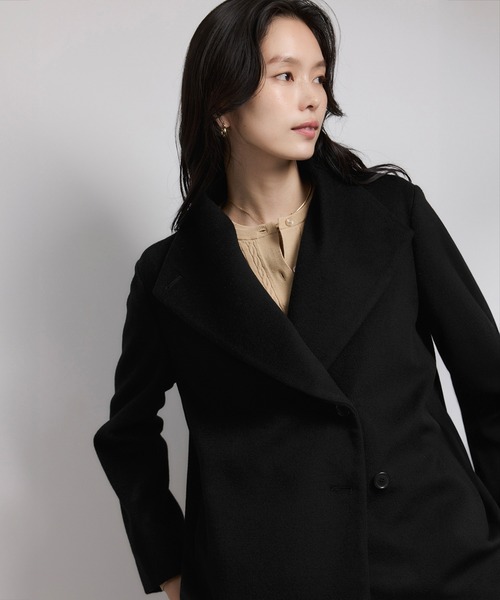 プレミアムカシミヤ ショートコート【25AW】（ステンカラーコート