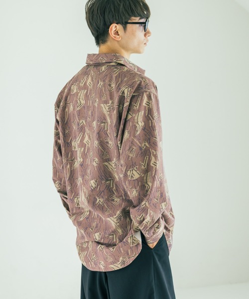 LAKOLE（ラコレ）の「コレラクシャツTR / 592112（シャツ/ブラウス・メンズ・グレー/ホワイト/チャコール/ブラック/ブラウン・LARGE/MEDIUM）」の5枚目の写真