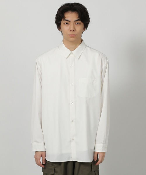 LAKOLE（ラコレ）の「コレラクシャツTR / 592112（シャツ/ブラウス・メンズ・グレー/ホワイト/チャコール/ブラック/ブラウン・LARGE/MEDIUM）」の20枚目の写真