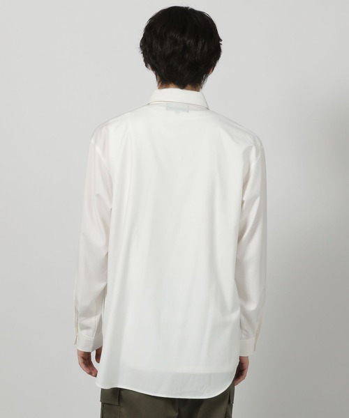 LAKOLE（ラコレ）の「コレラクシャツTR / 592112（シャツ/ブラウス・メンズ・グレー/ホワイト/チャコール/ブラック/ブラウン・LARGE/MEDIUM）」の22枚目の写真