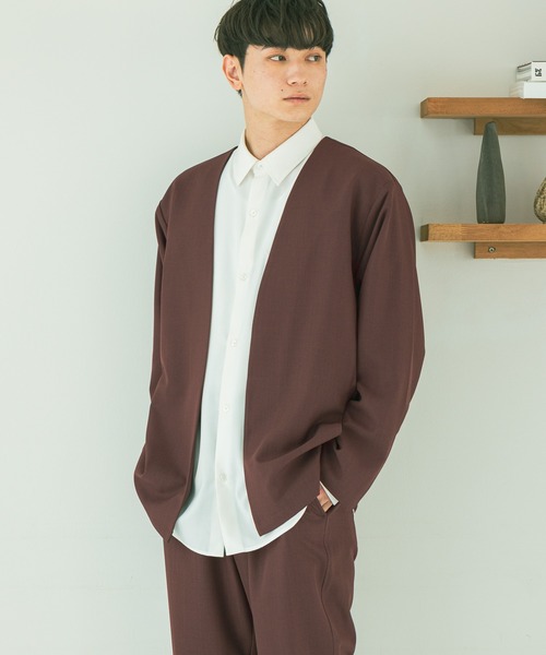 LAKOLE（ラコレ）の「コレラクシャツTR / 592112（シャツ/ブラウス・メンズ・グレー/ホワイト/チャコール/ブラック/ブラウン・LARGE/MEDIUM）」の7枚目の写真