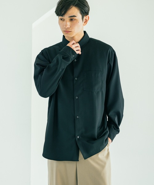 LAKOLE（ラコレ）の「コレラクシャツTR / 592112（シャツ/ブラウス・メンズ・グレー/ホワイト/チャコール/ブラック/ブラウン・LARGE/MEDIUM）」の10枚目の写真