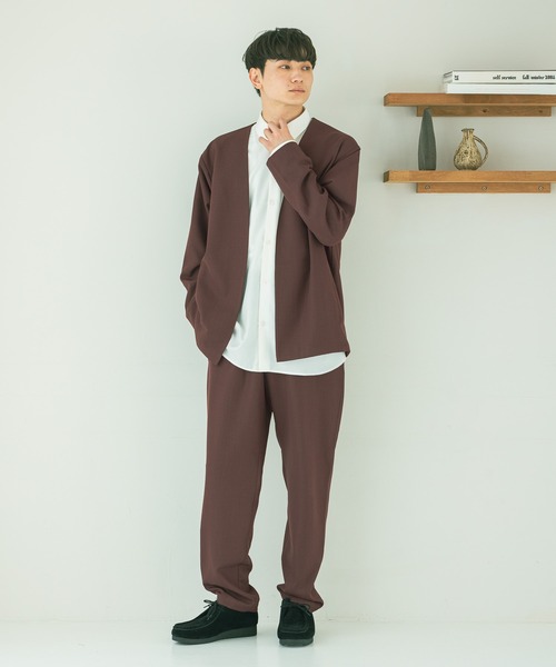 LAKOLE（ラコレ）の「コレラクシャツTR / 592112（シャツ/ブラウス・メンズ・グレー/ホワイト/チャコール/ブラック/ブラウン・LARGE/MEDIUM）」の6枚目の写真