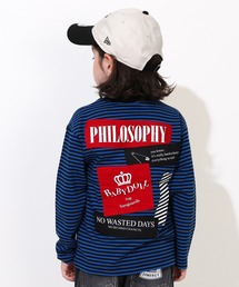 グランジ」に該当するTシャツ/カットソー（ボーダー柄）ファッション