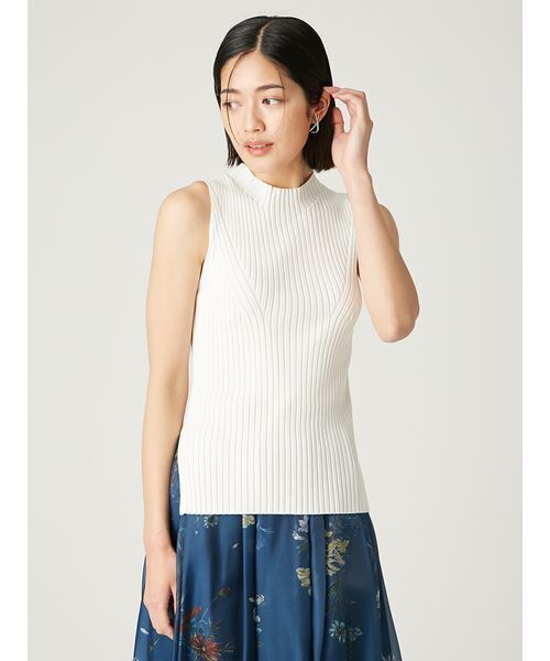 FRAY I.D（フレイアイディー）の「アイレットリブノースリニット
