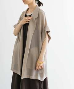 アニュアンス　リネンダブルボタンジャケット リネンダブルジャケット（テーラードジャケット）｜anuans（ア