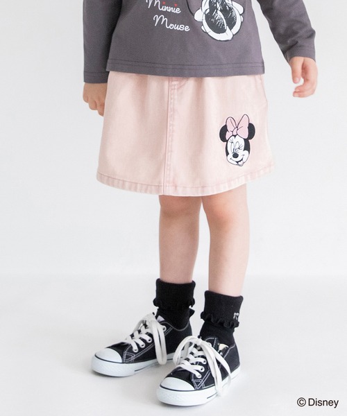Disney(ディズニー)の「【Disney/ディズニー】刺繍スカート(スカート・キッズ・ピンク/アイボリー・120/90/110/140/130/150/100)」の1枚目の写真