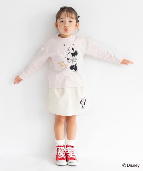 Disney(ディズニー)の「【Disney/ディズニー】刺繍スカート(スカート・キッズ・ピンク/アイボリー・120/90/110/140/130/150/100)」の3枚目の写真