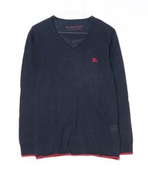 新品未使用　2枚セットブラック Vネック 長袖　バーバリーブルーレーベル ブランド古着】BURBERRY BLACK LABEL｜バーバリーブラック