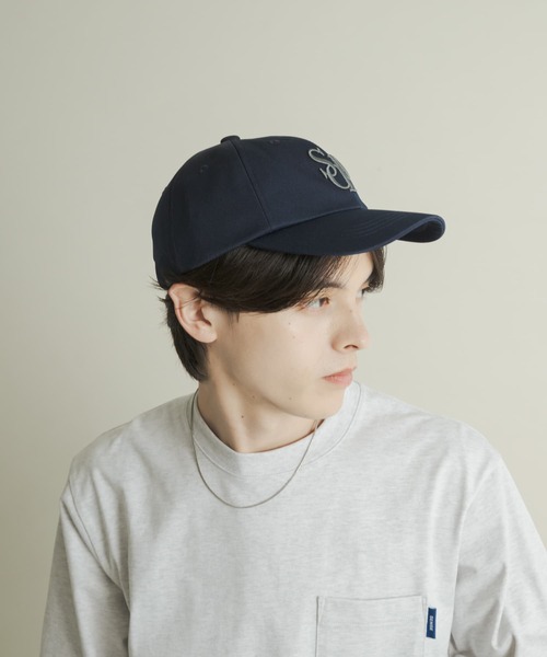 SENSE OF PLACE by URBAN RESEARCH（センスオブプレイスバイアーバンリサーチ）の「logo embroidery ball cap（キャップ・メンズ・ホワイト/ネイビー/グレー・ONE）」の3枚目の写真