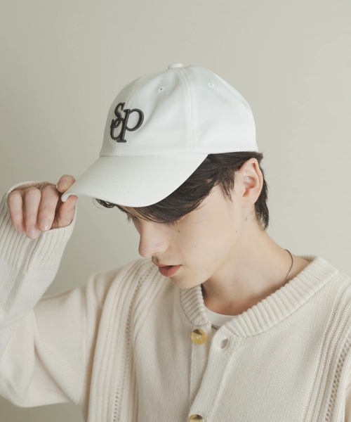 SENSE OF PLACE by URBAN RESEARCH（センスオブプレイスバイアーバンリサーチ）の「logo embroidery ball cap（キャップ・メンズ・ホワイト/ネイビー/グレー・ONE）」の4枚目の写真