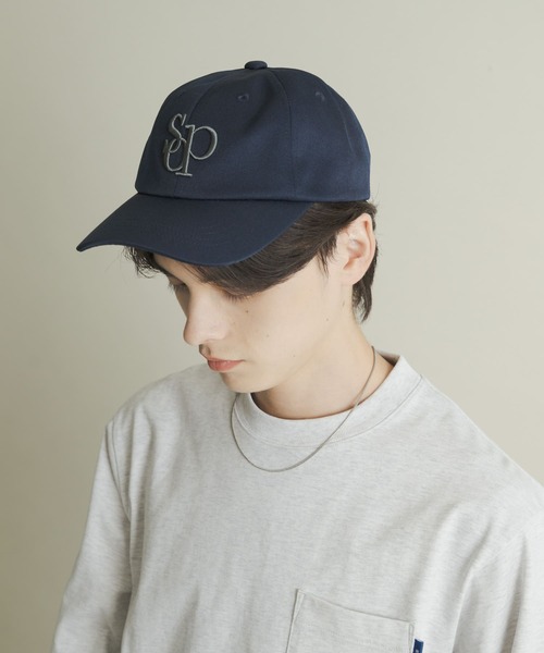 SENSE OF PLACE by URBAN RESEARCH（センスオブプレイスバイアーバンリサーチ）の「logo embroidery ball cap（キャップ・メンズ・ホワイト/ネイビー/グレー・ONE）」の8枚目の写真
