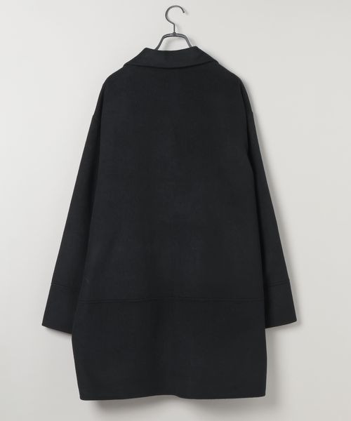 セール】【オンオフで着回し可能☆】ショートビーバーウールミドル