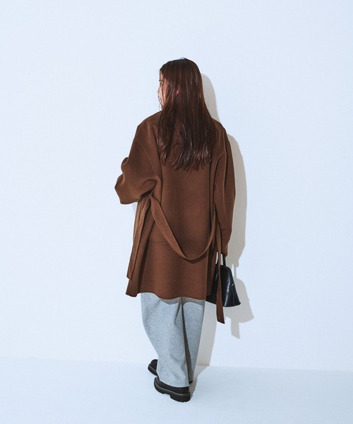 セール】【オンオフで着回し可能☆】ショートビーバーウールミドル