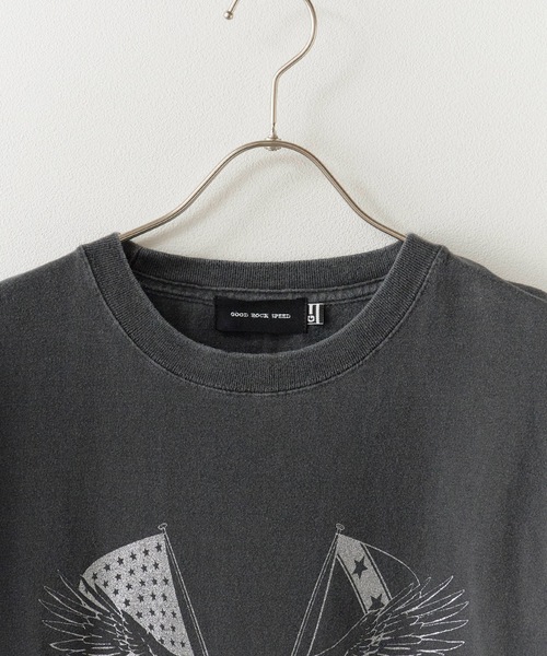 GOOD ROCK SPEED(グッドロックスピード)の「GOOD ROCK SPEED/グッドロックスピード GS ORIGINAL Tshirts Tシャツ(Tシャツ/カットソー・メンズ・チャコールグレー・M/L/XL)」の6枚目の写真