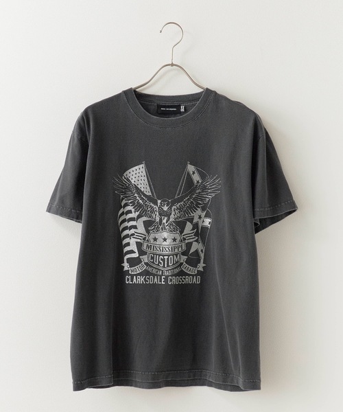GOOD ROCK SPEED(グッドロックスピード)の「GOOD ROCK SPEED/グッドロックスピード GS ORIGINAL Tshirts Tシャツ(Tシャツ/カットソー・メンズ・チャコールグレー・M/L/XL)」の2枚目の写真