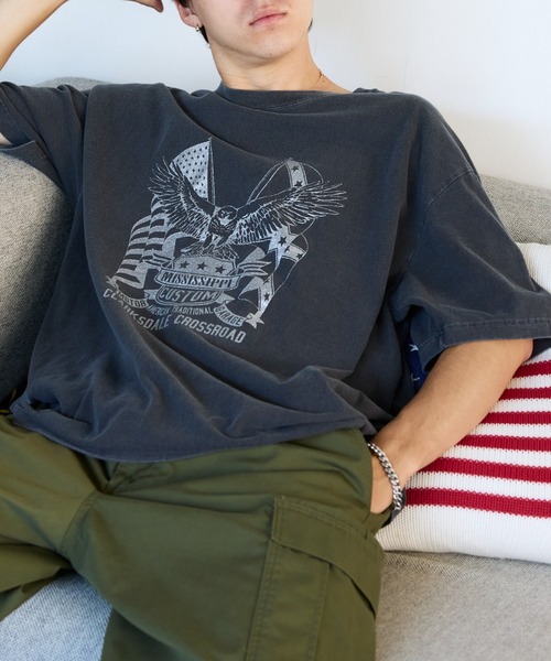 GOOD ROCK SPEED(グッドロックスピード)の「GOOD ROCK SPEED/グッドロックスピード GS ORIGINAL Tshirts Tシャツ(Tシャツ/カットソー・メンズ・チャコールグレー・M/L/XL)」の20枚目の写真