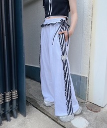 lilLilly | レースジャージリボンスウェットパンツ(スウェットパンツ)