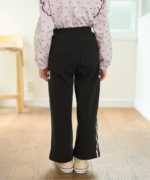 Lycee mine（リセマイン）の「【セットアップ可】【毛玉バイバイ裏毛】リボンラインワイドパンツ（その他パンツ・キッズ・クリーム/トップグレー/オフホワイト/ブラック/ライトピンク/ブルーグレー・110cm/130cm/150cm/120cm/100cm/140cm）」の13枚目の写真