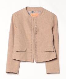 ブランド古着】ノーカラージャケット（レース）古着通販 - ZOZOUSED