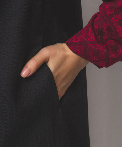 NARACAMICIE（ナラカミーチェ）の「【NARACAMICIE】Sukarno Dry ジャンパースカート（スカート・レディース・ブラック/ブラウン・XL/M）」の10枚目の写真