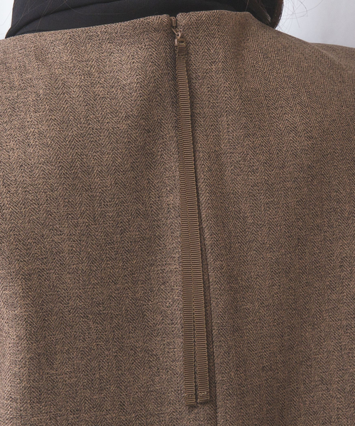 NARACAMICIE（ナラカミーチェ）の「【NARACAMICIE】Sukarno Dry ジャンパースカート（スカート・レディース・ブラック/ブラウン・XL/M）」の18枚目の写真