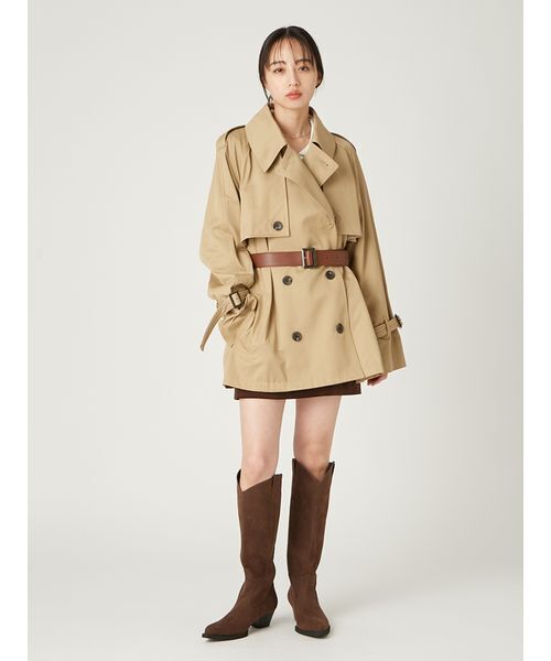 ted baker トレンチ コート Aライン フレア 花柄 ベージュ ベルト ted baker トレンチ コート Aライン フレア 花柄 ベージュ ベルト ted