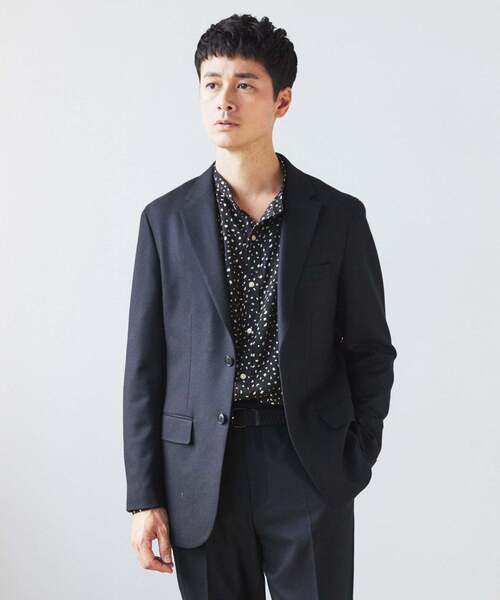 SUPER 120's ウールサキソニー 2ボタン ジャケット【セットアップ着用