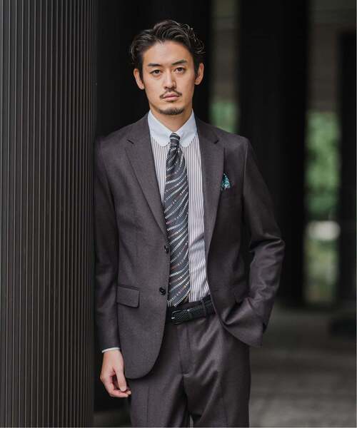 EDIFICE（エディフィス）の「SUPER 120’s ウールサキソニー 2ボタン ジャケット【セットアップ着用可能】（テーラードジャケット・メンズ・ダークブルー/ネイビー/グリーン系その他/ベージュ系その他/ブラウン/ブラック/チャコールグレー・XX-LARGE/X-LARGE/LARGE/MEDIUM/SMALL/X-SMALL）」の22枚目の写真