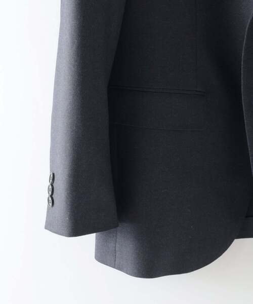 SUPER 120's ウールサキソニー 2ボタン ジャケット【セットアップ着用