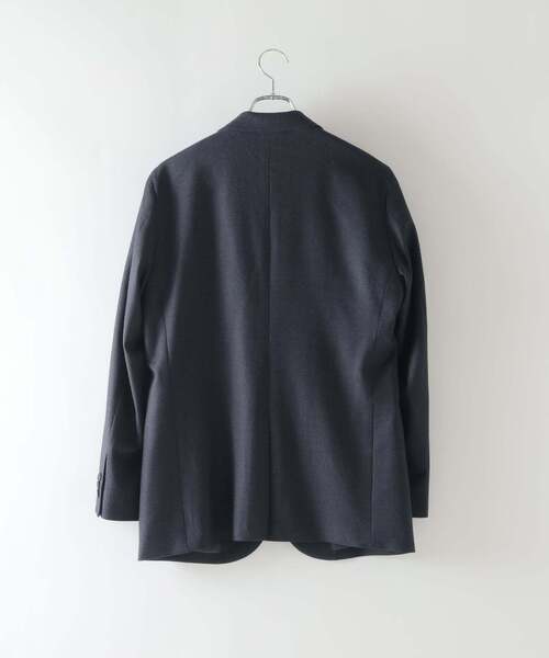 SUPER 120's ウールサキソニー 2ボタン ジャケット【セットアップ着用