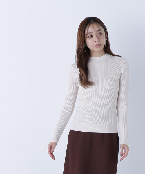 セール】◇ウールブレンドニットシリーズ モックネック（ニット