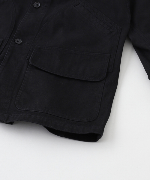 DAIRIKU（ダイリク）の「DAIRIKU / ダイリク "Cooper" Vintage Washed Hunting（カバーオール・メンズ・ブラック/ベージュ・LARGE/MEDIUM）」の7枚目の写真
