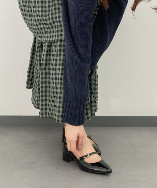 inter-chaussures(インターショシュール)の「【INTER-CHAUSSURES】ポインテッドトウワンストラップパンプス(I51037)(パンプス・レディース・ブラック系その他・39/38/37/36)」の4枚目の写真