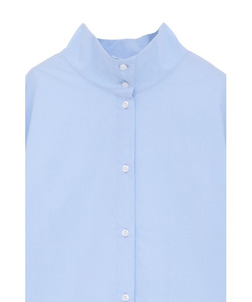 MANOF（マノフ）の「HIGH NECK 2WAY SHIRT（シャツ/ブラウス・レディース・ライトブルー/ネイビー/ホワイト・F）」の18枚目の写真