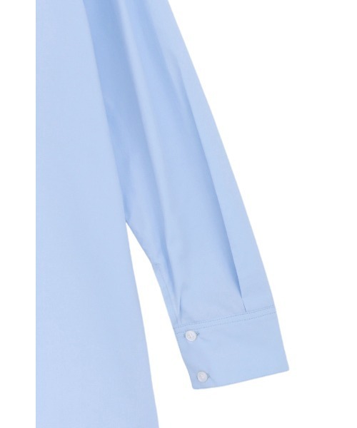 MANOF（マノフ）の「HIGH NECK 2WAY SHIRT（シャツ/ブラウス・レディース・ライトブルー/ネイビー/ホワイト・F）」の19枚目の写真