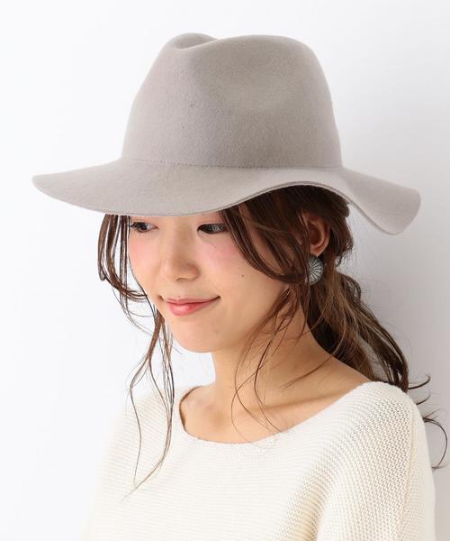 Another Edition(アナザーエディション)の「プレーンツバ広ハット/AEBFC PLN ツバヒロHAT ◆(ハット・レディース・ネイビー/ブラック/ライトグレー/ベージュ/オリーブ・FREE)」の1枚目の写真