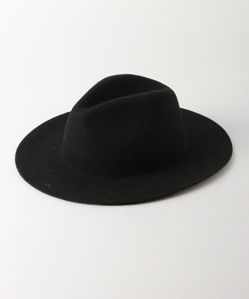 Another Edition(アナザーエディション)の「プレーンツバ広ハット/AEBFC PLN ツバヒロHAT ◆(ハット・レディース・ネイビー/ブラック/ライトグレー/ベージュ/オリーブ・FREE)」の2枚目の写真