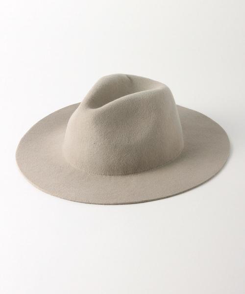 Another Edition(アナザーエディション)の「プレーンツバ広ハット/AEBFC PLN ツバヒロHAT ◆(ハット・レディース・ネイビー/ブラック/ライトグレー/ベージュ/オリーブ・FREE)」の8枚目の写真