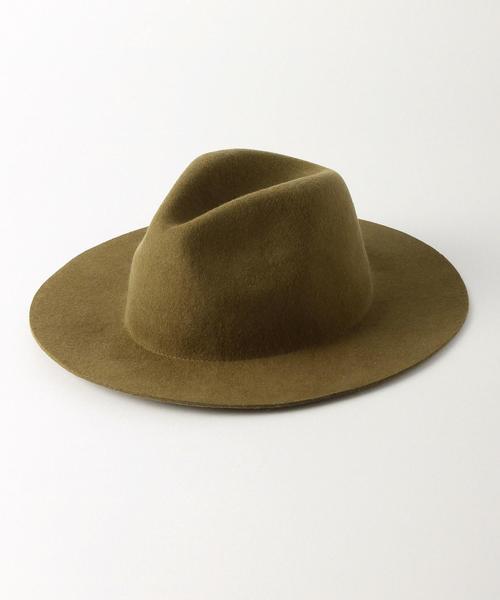 Another Edition(アナザーエディション)の「プレーンツバ広ハット/AEBFC PLN ツバヒロHAT ◆(ハット・レディース・ネイビー/ブラック/ライトグレー/ベージュ/オリーブ・FREE)」の10枚目の写真