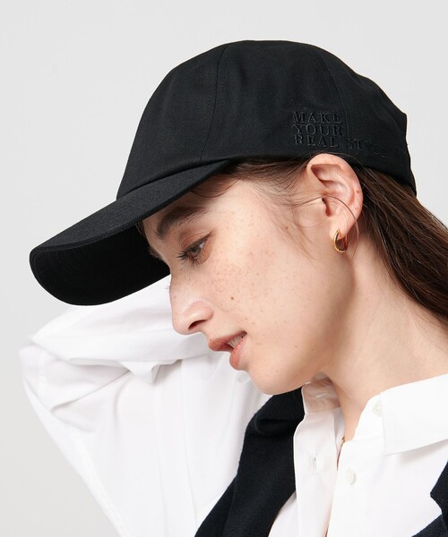 UNITED ARROWS(ユナイテッドアローズ)の「エンブロイダリー キャップ(キャップ・レディース・ブラック/ダークブラウン/ベージュ・FREE)」の4枚目の写真