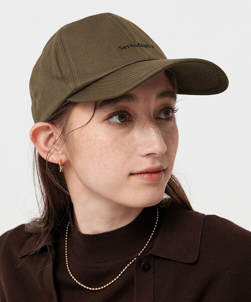 UNITED ARROWS(ユナイテッドアローズ)の「エンブロイダリー キャップ(キャップ・レディース・ブラック/ダークブラウン/ベージュ・FREE)」の7枚目の写真