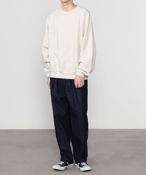 FARAH（ファーラー）の「FARAH | ツータック ワイドデニムパンツ MEN（デニムパンツ・メンズ・インディゴブルー・34/32/30）」の12枚目の写真