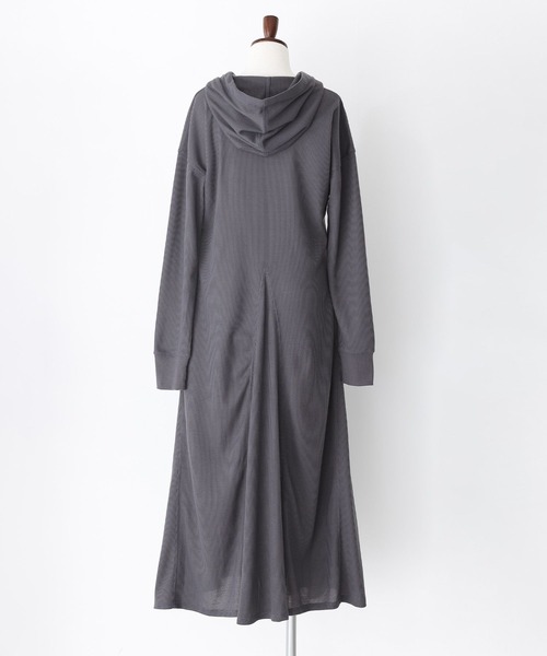 n'OrLABEL（ノアールレーベル）の「【吸水速乾・イージーケア】ワッフルフードワンピース（ワンピース・レディース・ブルー/ブラック・2/1）」の22枚目の写真