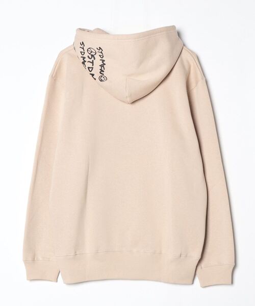 STUD MUFFIN（スタッドマフィン）の「STUD MUFFIN/スタッドマフィン/裏毛起毛 カートべアボアパッチワーク& ロゴプリント プルパーカー（パーカー・メンズ・ブラック/ベージュ/グレー・2/3/4）」の13枚目の写真