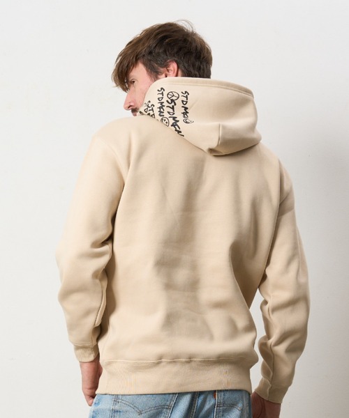 STUD MUFFIN（スタッドマフィン）の「STUD MUFFIN/スタッドマフィン/裏毛起毛 カートべアボアパッチワーク& ロゴプリント プルパーカー（パーカー・メンズ・ブラック/ベージュ/グレー・2/3/4）」の21枚目の写真