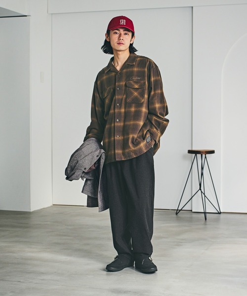 BAYFLOW(ベイフロー)の「【WONDER SHAPE(ワンダーシェイプ)】ワンタックウォームトラウザー(その他パンツ・メンズ・ライトブラウン/ブラック/ネイビー・SMALL/MEDIUM/LARGE)」の10枚目の写真