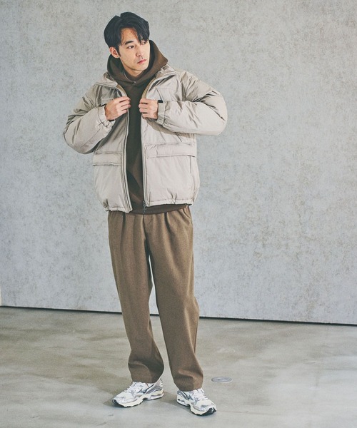 BAYFLOW(ベイフロー)の「【WONDER SHAPE(ワンダーシェイプ)】ワンタックウォームトラウザー(その他パンツ・メンズ・ライトブラウン/ブラック/ネイビー・SMALL/MEDIUM/LARGE)」の17枚目の写真