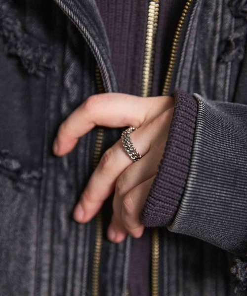 MAISON SPECIAL(メゾンスペシャル)の「《UNISEX》【Mountain People x MAISON SPECIAL】Ring10(SILVER 925)/リング10(シルバー 925)(リング・メンズ・シルバー・FREE)」の3枚目の写真